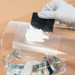 Folia transportowa do aplikacji wyciętego na ploterze szablonu graficznego w foliach samoprzylepnych  na docelową powierzchnię