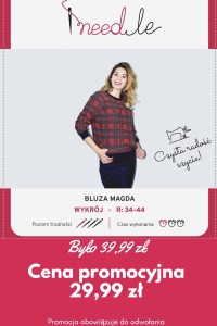 Wykrój iNEEDle - Bluza Magda