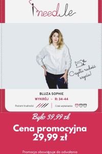 Wykrój iNEEDle - Bluza Sophie