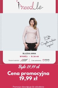Wykrój iNEEDle - Bluzka Anna