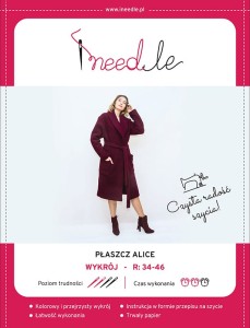 Wykrój iNEEDle - Płaszcz Alice