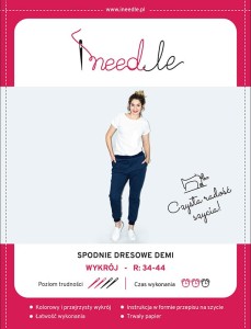 Wykrój iNEEDle - Spodnie Demi