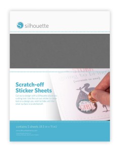 Papier zdrapka Scratch-off w kolorze srebrnym